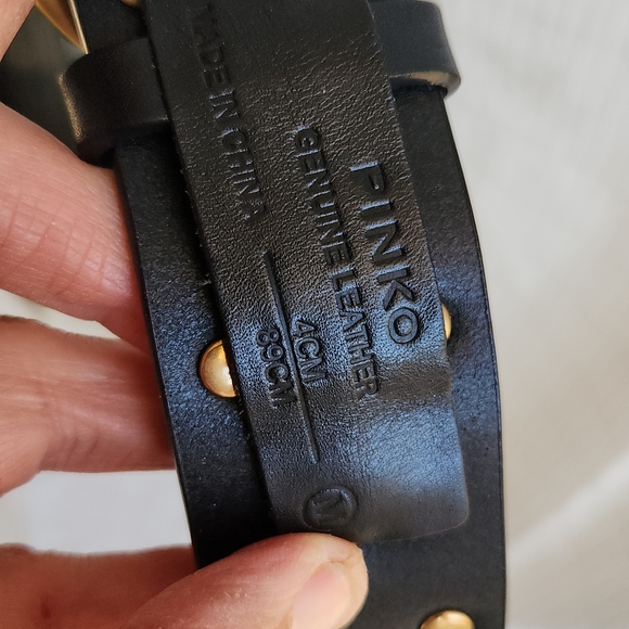 PINKO Love Maxi Studs Belt - Picture 4 of 5